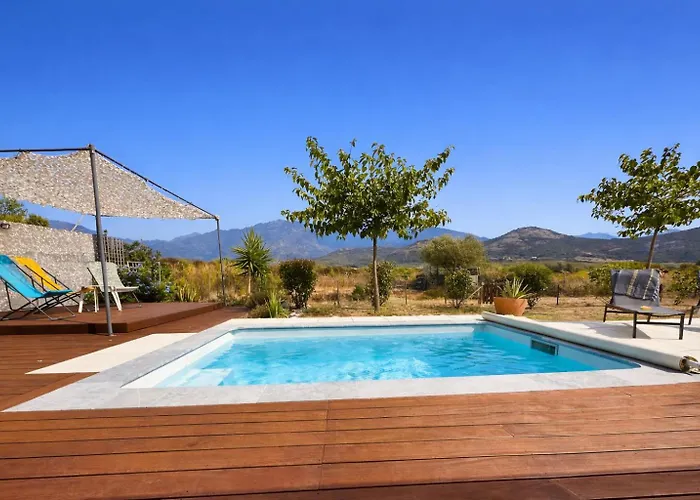 Pietralba - Piscine Privée&vue Montagne - Proche Calvi