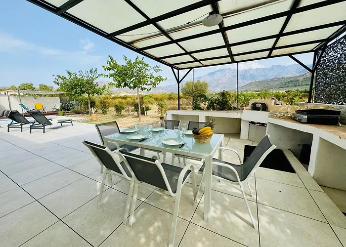 Pietralba - Piscine Privée&vue Montagne - Proche Calvi