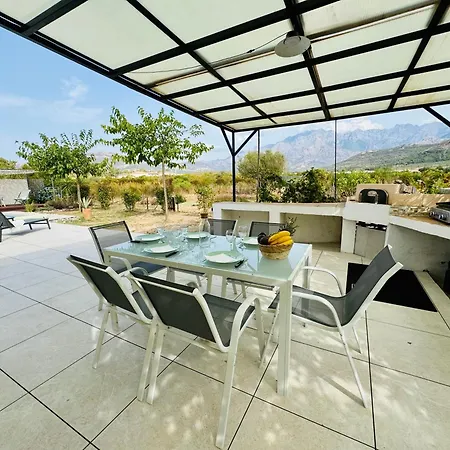 Pietralba - Piscine Privee & Vue Montagne - Proche Calvi