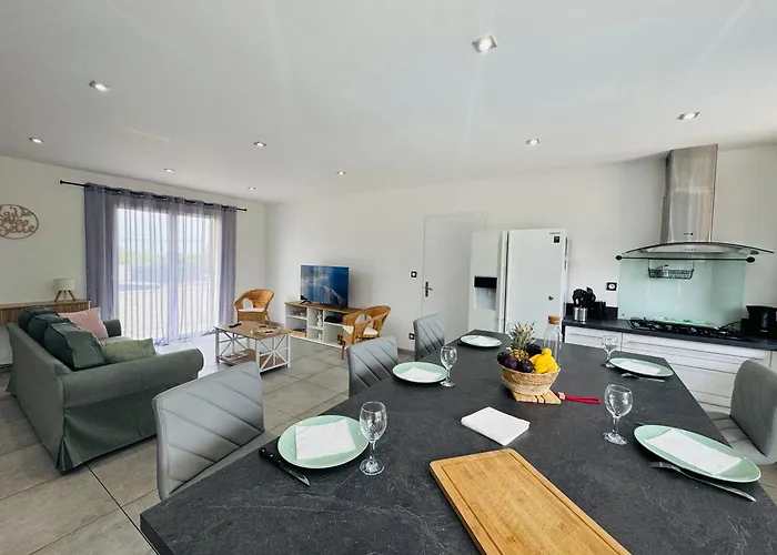 Semesterbostad Pietralba - Piscine Privee & Vue Montagne - Proche Calvi