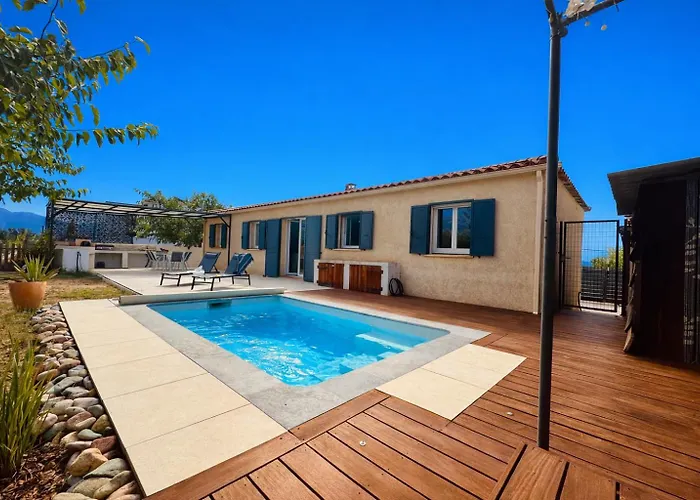 Pietralba - Piscine Privee & Vue Montagne - Proche Calvi Holiday home *