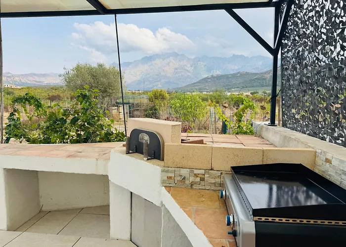 Pietralba - Piscine Privee & Vue Montagne - Proche Calvi